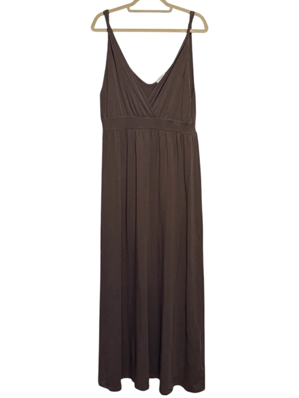 Garnet Hill Gray Sleeveless Maxi Dress Cover‎ Up Size Medium